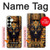 W3992 Gold Black Anubis Case Cover Custodia e Flip Case per Samsung Galaxy S25 Plus