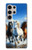 W3996 Horse Running Case Cover Custodia e Flip Case per Samsung Galaxy S24 Ultra