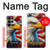 W3967 Bald Eagle American Flag Case Cover Custodia e Flip Case per Samsung Galaxy S23 Ultra