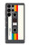 W4023 Vintage Rainbow Compact Cassette Case Cover Custodia e Flip Case per Samsung Galaxy S23 Ultra