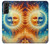 W3966 Artistic Sun Moon Case Cover Custodia e Flip Case per Samsung Galaxy S21 Plus 5G, Galaxy S21+ 5G