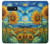 W4019 Sunflower Van Gogh Style Case Cover Custodia e Flip Case per Samsung Galaxy S10e