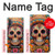 W3999 Mexican Skull Painting Case Cover Custodia e Flip Case per Samsung Galaxy Note 10 Plus