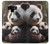 W4008 Panda Family Case Cover Custodia e Flip Case per Note 9 Samsung Galaxy Note9