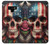 W4015 Skull American Flag Case Cover Custodia e Flip Case per Note 9 Samsung Galaxy Note9