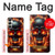W3986 Fire Skull Case Cover Custodia e Flip Case per Samsung Galaxy A05s