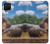 W4031 Baby Hippo Hippopotamus Family Case Cover Custodia e Flip Case per Samsung Galaxy A12