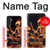 W3985 Fire Skull Drummer Case Cover Custodia e Flip Case per Samsung Galaxy A14 5G