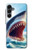 W4004 Oil Color Painting Giant Shark Case Cover Custodia e Flip Case per Samsung Galaxy A16 5G
