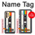 W4023 Vintage Rainbow Compact Cassette Case Cover Custodia e Flip Case per Samsung Galaxy A33 5G