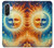 W3966 Artistic Sun Moon Case Cover Custodia e Flip Case per Samsung Galaxy A36