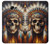 W4016 Native Skull Case Cover Custodia e Flip Case per Samsung Galaxy A5 (2017)