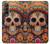 W3999 Mexican Skull Painting Case Cover Custodia e Flip Case per Samsung Galaxy Z Fold 3 5G