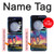 W3977 Colorful Unicorn Case Cover Custodia e Flip Case per Samsung Galaxy Z Flip 5