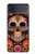 W3999 Mexican Skull Painting Case Cover Custodia e Flip Case per Samsung Galaxy Z Flip 4