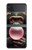 W3973 Chimpanzee Blowing Pink Bubblegum Case Cover Custodia e Flip Case per Samsung Galaxy Z Flip 3 5G