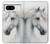 W4025 White Horse Painting Case Cover Custodia e Flip Case per Google Pixel 8
