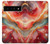 W4012 Red Marble Gold Veins Case Cover Custodia e Flip Case per Google Pixel 6 Pro