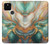 W3993 Green Marble Gold Veins Case Cover Custodia e Flip Case per Google Pixel 5