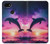 W3980 Dolphin Sunset Milky Way Case Cover Custodia e Flip Case per Google Pixel 3a XL
