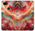 W4012 Red Marble Gold Veins Case Cover Custodia e Flip Case per Google Pixel 3a XL