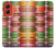 W3974 Colorful Macaron Case Cover Custodia e Flip Case per Motorola Moto G Stylus 5G (2024)