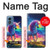 W3977 Colorful Unicorn Case Cover Custodia e Flip Case per Motorola Moto G Play 4G (2024)