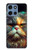 W3971 Cat Painted Color Case Cover Custodia e Flip Case per Motorola Moto G 5G (2025)