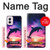 W3980 Dolphin Sunset Milky Way Case Cover Custodia e Flip Case per Motorola Moto G Power 5G (2024)