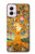W4007 Tree of Life Painting Case Cover Custodia e Flip Case per Motorola Moto G Power 5G (2024)