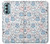 W4013 Seamless Cute Ghost Pattern Case Cover Custodia e Flip Case per Motorola Moto G Stylus 5G (2022)