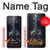 W3972 Burned Acoustic Guitar Graphic Case Cover Custodia e Flip Case per Motorola Moto G Power 2022, G Play 2023