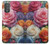 W3975 Colorful Roses Painting Case Cover Custodia e Flip Case per Motorola Moto G Power 2022, G Play 2023