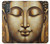 W4022 Vintage Buddha Face Golden Style Case Cover Custodia e Flip Case per Motorola Moto G Power 2022, G Play 2023