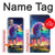 W3977 Colorful Unicorn Case Cover Custodia e Flip Case per Motorola Moto G30, G20, G10