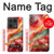 W4012 Red Marble Gold Veins Case Cover Custodia e Flip Case per Motorola Edge 50 Ultra