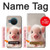 W3979 Cute Baby Pig Case Cover Custodia e Flip Case per Nokia X20