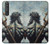 W4010 Poseidon Trident God of The Sea Case Cover Custodia e Flip Case per Sony Xperia 1 III