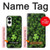 W0358 Clover Lucky Leaf Case Cover Custodia e Flip Case per Samsung Galaxy S25 Edge