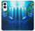 W0385 Dolphin Case Cover Custodia e Flip Case per Samsung Galaxy S25 Edge