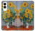 W2937 Claude Monet Bouquet of Sunflowers Case Cover Custodia e Flip Case per Samsung Galaxy S25 Edge