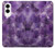 W3713 Purple Quartz Amethyst Graphic Printed Case Cover Custodia e Flip Case per Samsung Galaxy S25 Edge