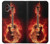 W0415 Fire Guitar Burn Case Cover Custodia e Flip Case per Samsung Galaxy XCover7 Pro
