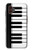 W3078 Black and White Piano Keyboard Case Cover Custodia e Flip Case per Samsung Galaxy XCover7 Pro