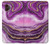 W3896 Purple Marble Gold Streaks Case Cover Custodia e Flip Case per Samsung Galaxy XCover7 Pro