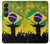 W2981 Brazil Football Soccer Case Cover Custodia e Flip Case per Sony Xperia 1 VII