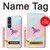 W3203 Rainbow Unicorn Case Cover Custodia e Flip Case per Sony Xperia 1 VII