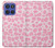 W2213 Pink Leopard Pattern Case Cover Custodia e Flip Case per Motorola Moto G Stylus 5G (2025), Edge 60 Stylus