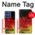 W3303 Germany Flag Vintage Football Graphic Case Cover Custodia e Flip Case per Motorola Moto G Stylus 5G (2025), Edge 60 Stylus