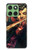 W0723 Violin Art Paint Case Cover Custodia e Flip Case per Motorola Edge 60